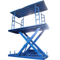 Double platform parking lift car scissor parking lift price